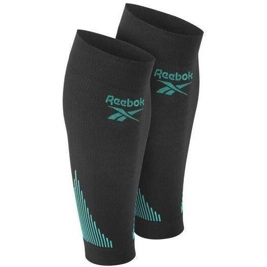 Рукава компрессионные для икр Reebok KNITTED COMPRESSION CALF SLEEVE 2 шт. M Черно-бирюзовый (RRSL-15334)