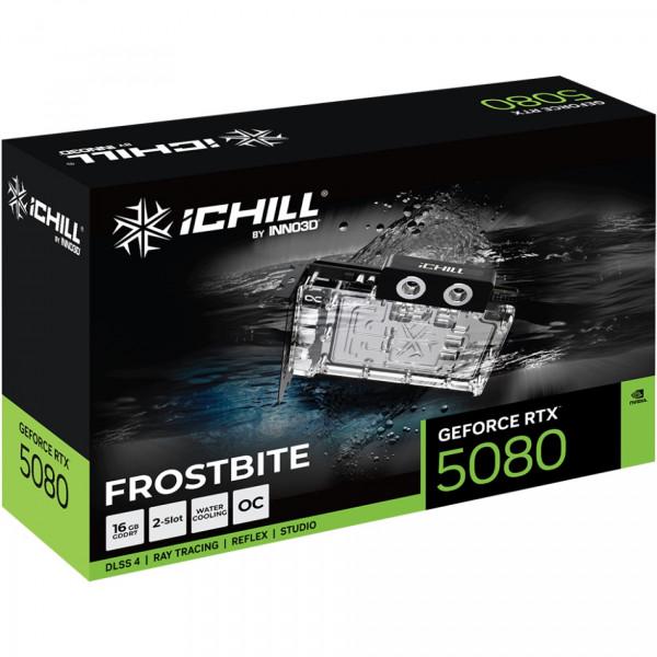 Відеокарта GeForce RTX5080 Inno3D ICHILL FROSTBITE 16GB GDDR7 256bit PCI Express 5.0 - фото 3
