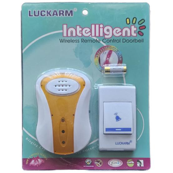 Дзвінок дверний бездротовий Luckarm 8204Y від батарейок - фото 2 Дзвінок дверний бездротовий Luckarm 8204Y від батарейок - фото 2