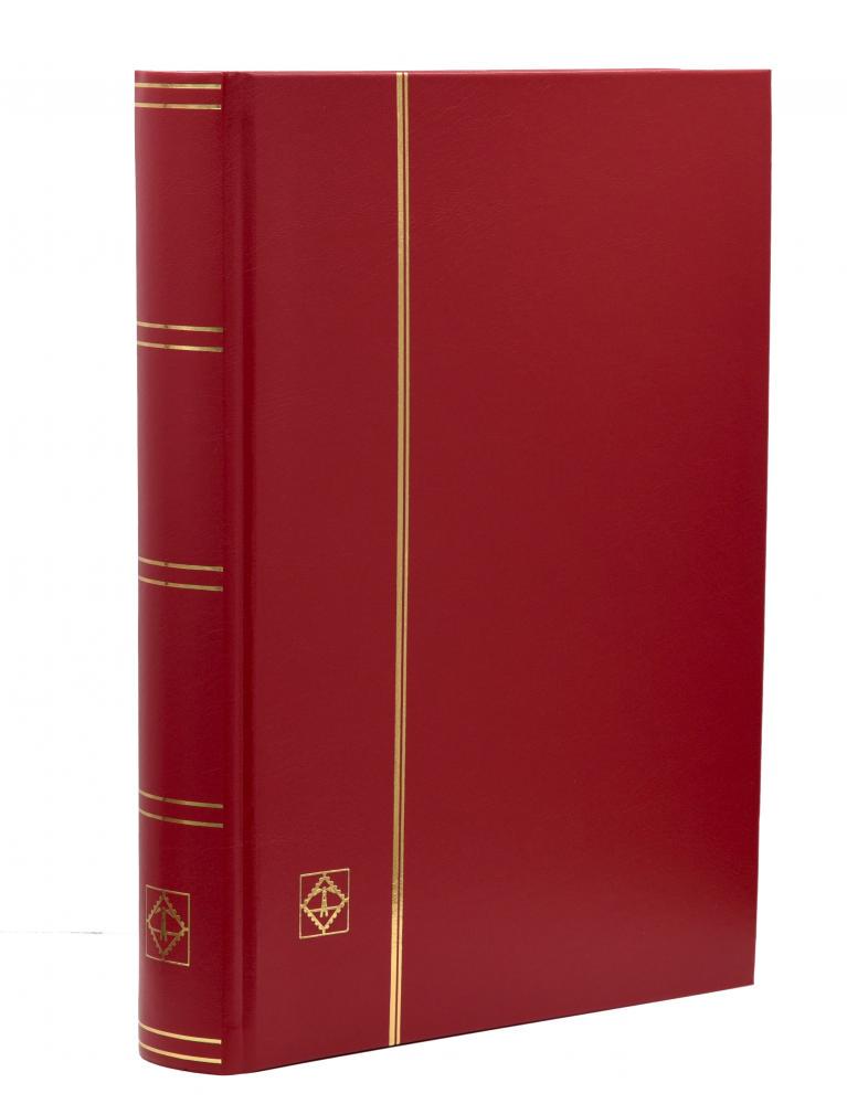 Альбом для марок Leuchtturm на 64 страницы BASIC Красный (А16527)
