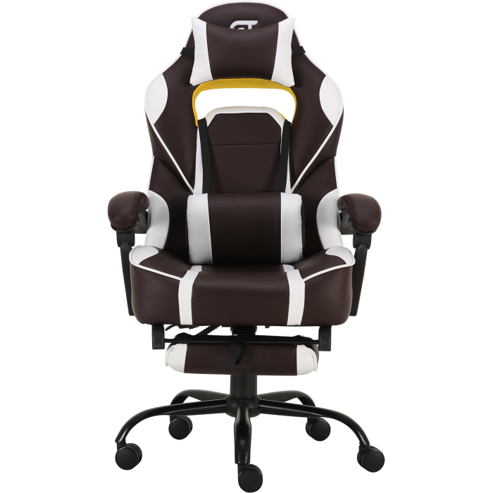 Геймерське крісло GT Racer X-2748 Dark Brown/White