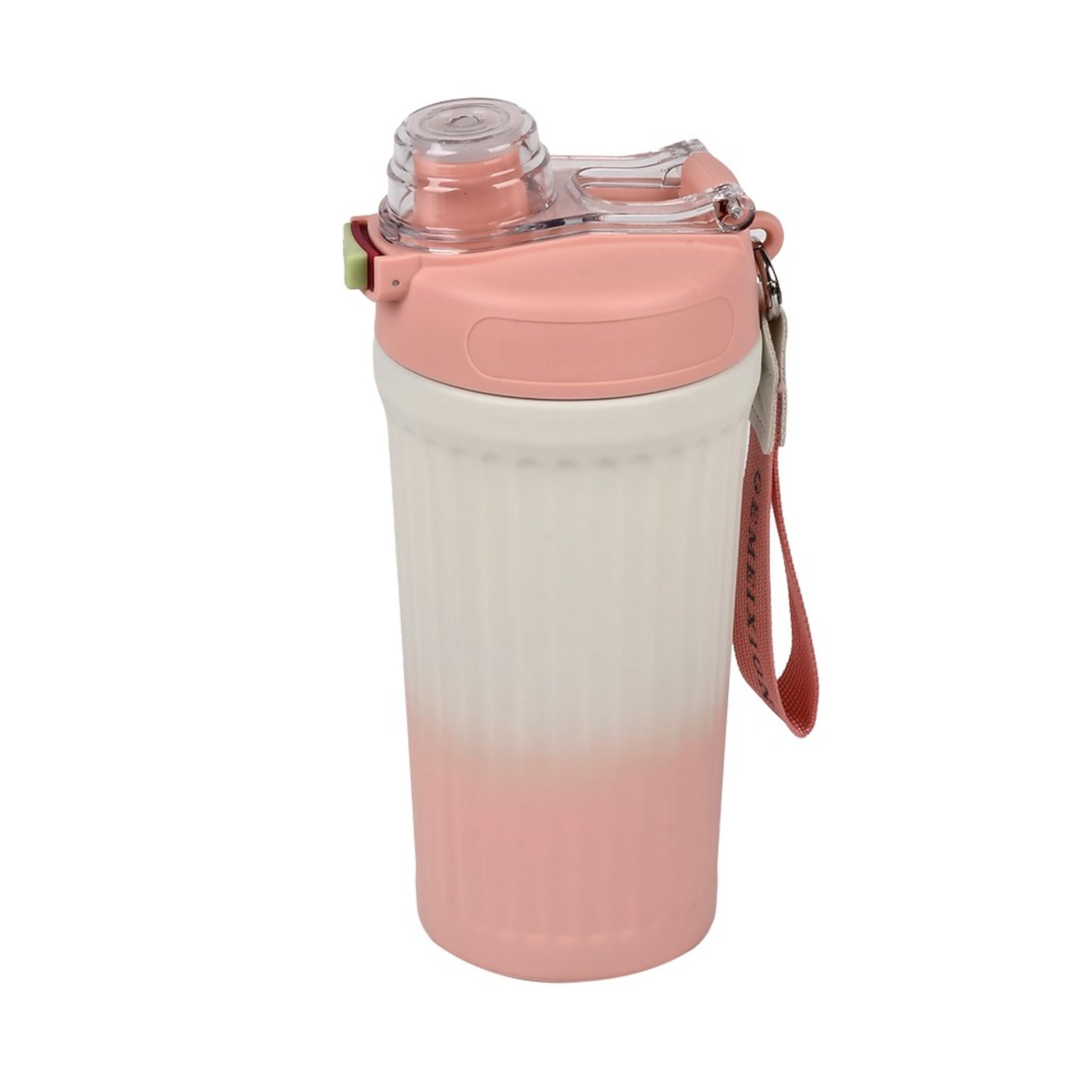 Термокухоль з трубочкою та ручкою GEMEIXION MT-5355 750 мл Світло-оранжевий з білим (27918516) - фото 1 Термокухоль з трубочкою та ручкою GEMEIXION MT-5355 750 мл Світло-оранжевий з білим (27918516) - фото 1