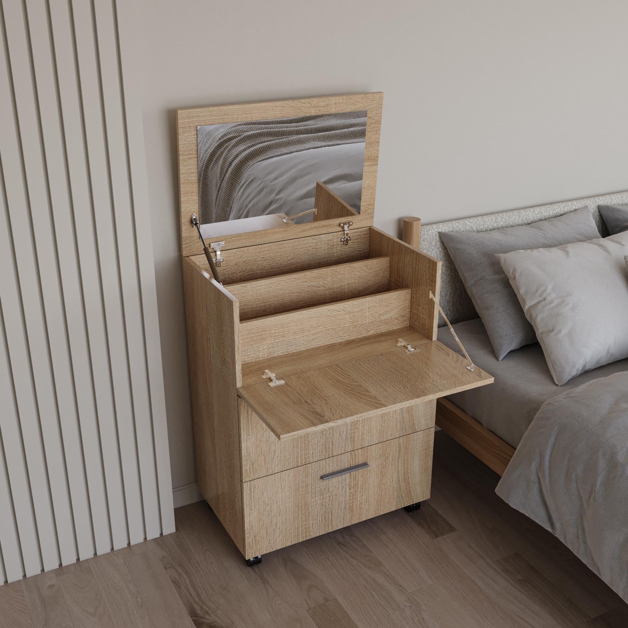 Туалетный столик-трансформер с ящиками 916х658х436 мм Дуб сонома (A-128)