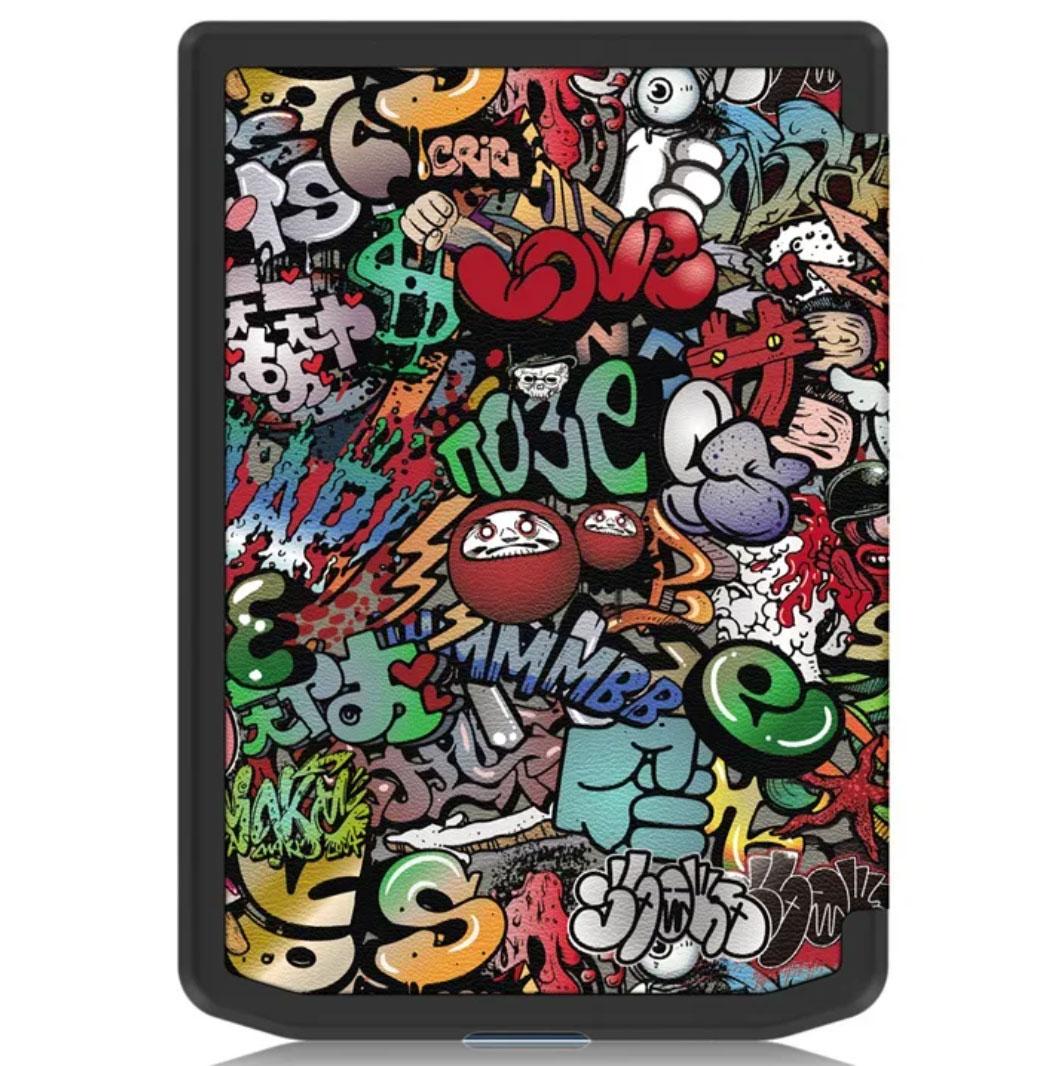 Чехол-обложка Primolux Slim для электронной книги PocketBook 629 Verse/PocketBook 634 Verse Pro Graffiti (2135680693) - фото 6 Чехол-обложка Primolux Slim для электронной книги PocketBook 629 Verse/PocketBook 634 Verse Pro Graffiti (2135680693) - фото 6