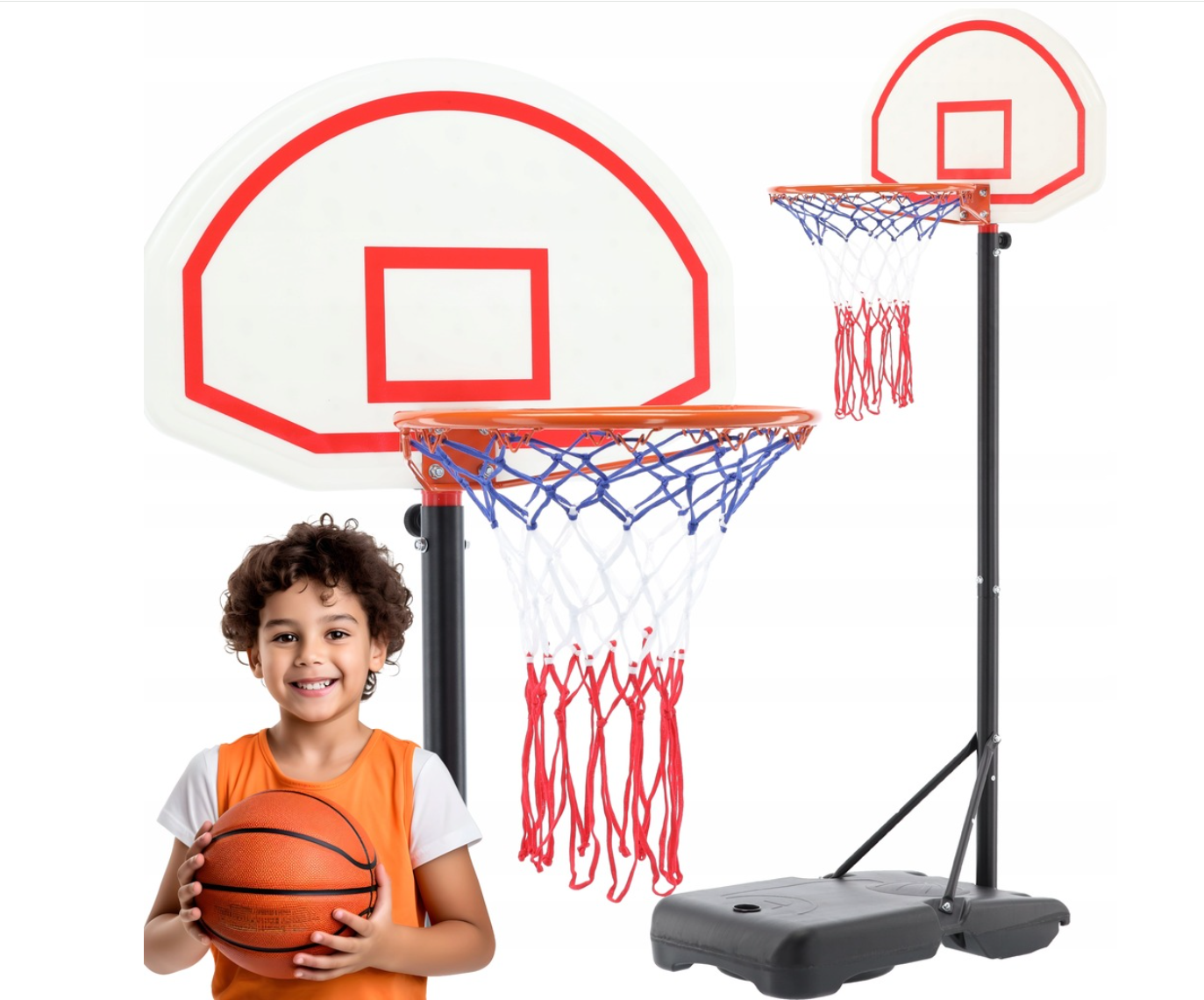 Баскетбольна стійка Garden Line TIS7499 з кошиком 165-240 см - фото 2