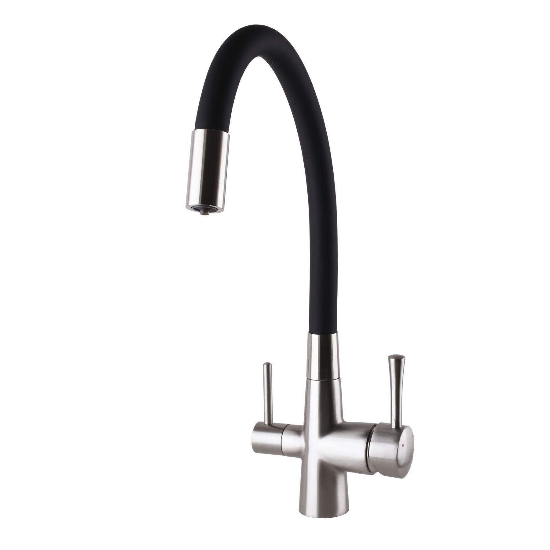 Смеситель для кухни под осмос Globus Lux LAZER GLLR-0903-8-STSTEEL (21323380)