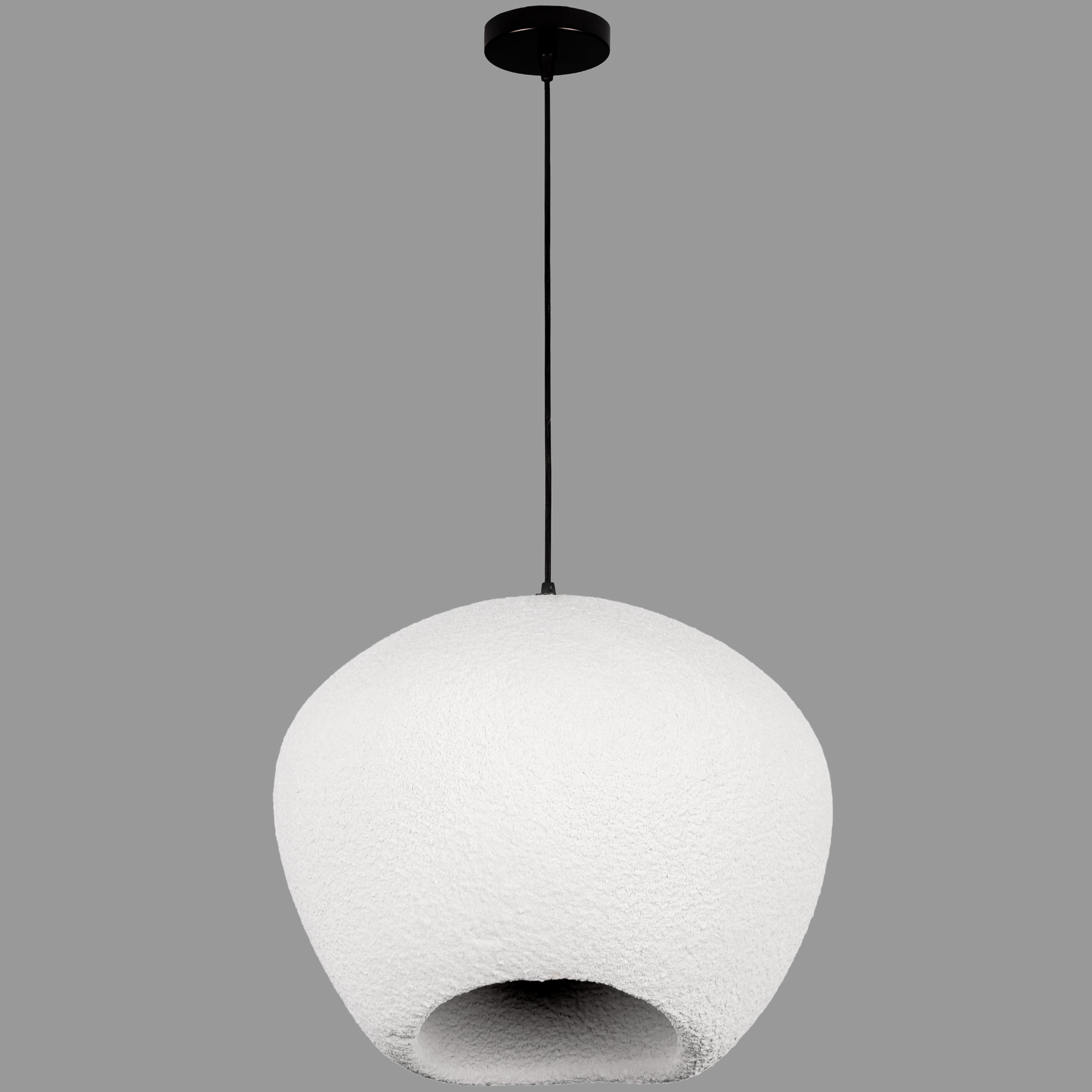 Люстра гипсовая Шар Wabi-Sabi 40 см (909-XL3592 (400) GREY)