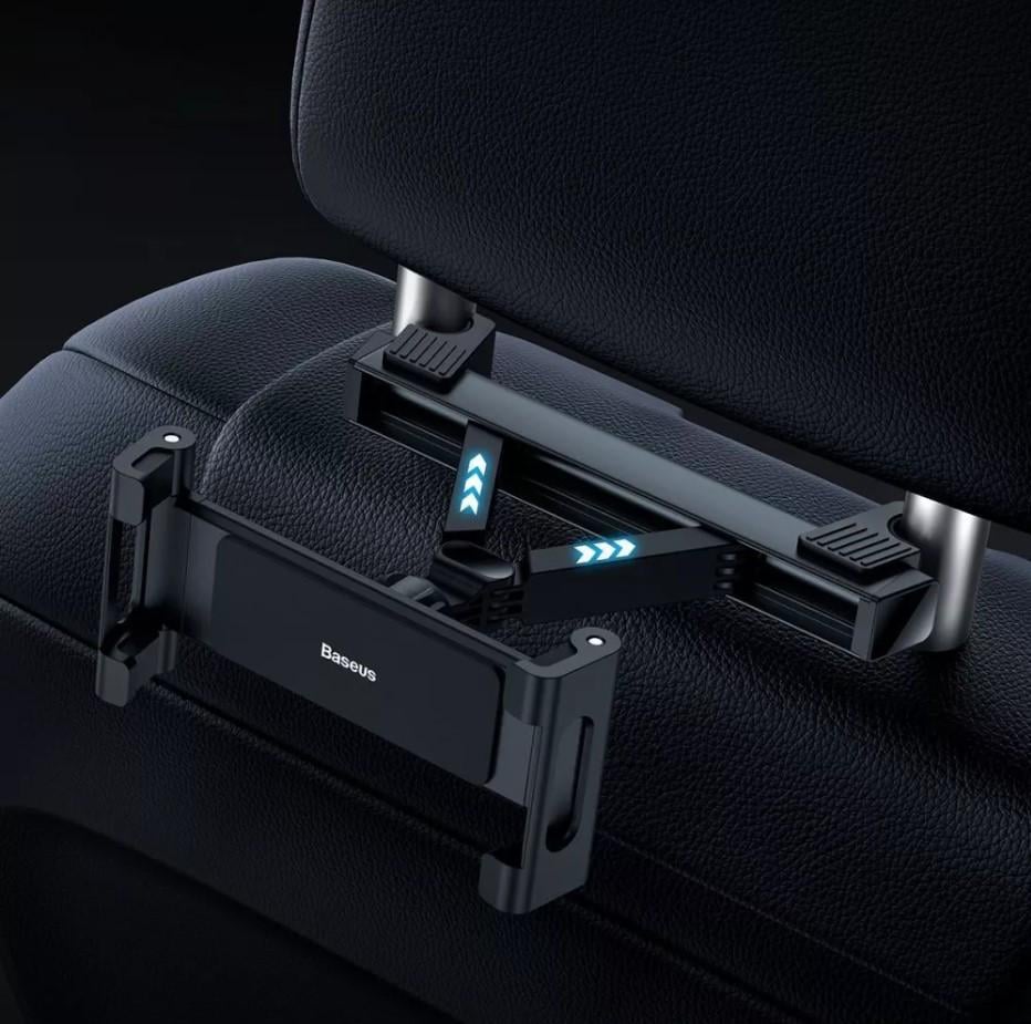 Держатель для планшета и смартфона на подголовник Baseus JoyRide Pro Backseat Car Mount Black - фото 8 Держатель для планшета и смартфона на подголовник Baseus JoyRide Pro Backseat Car Mount Black - фото 8