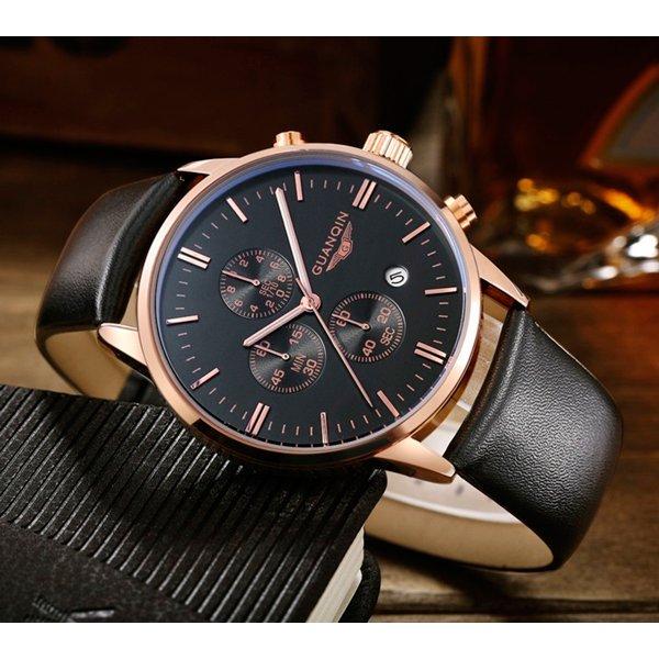 Наручные часы Guanquin Digit с хронографом и сапфировым стеклом (1037342352) - фото 5 Наручные часы Guanquin Digit с хронографом и сапфировым стеклом (1037342352) - фото 5