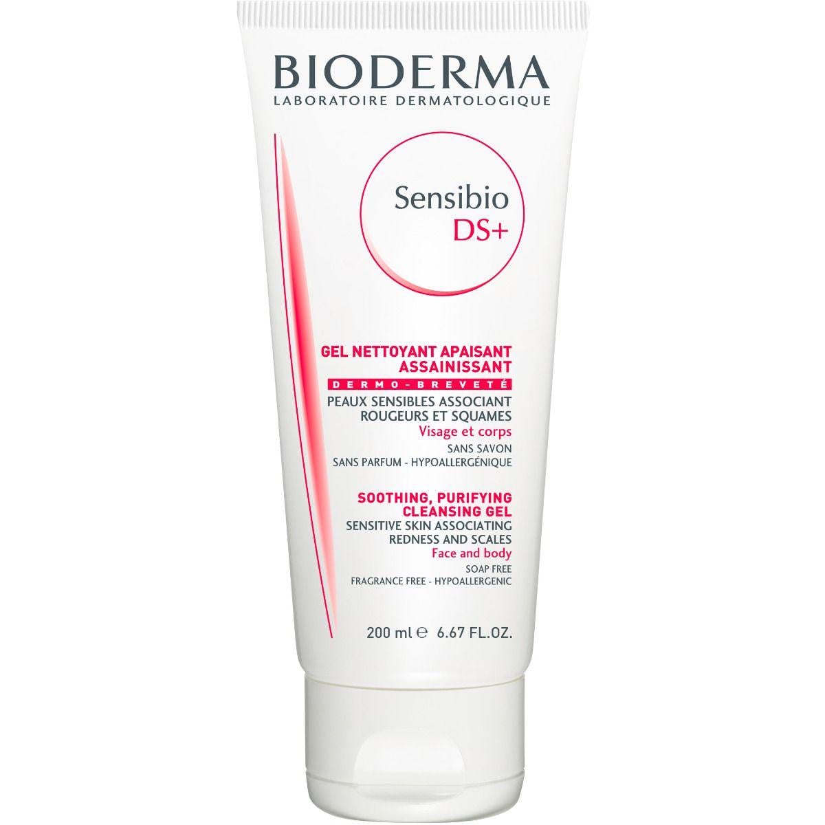Гель очисний для обличчя BIODERMA Sensibio DS+ Soothing Purifying Cleansing Gel 200 мл (1485453272)