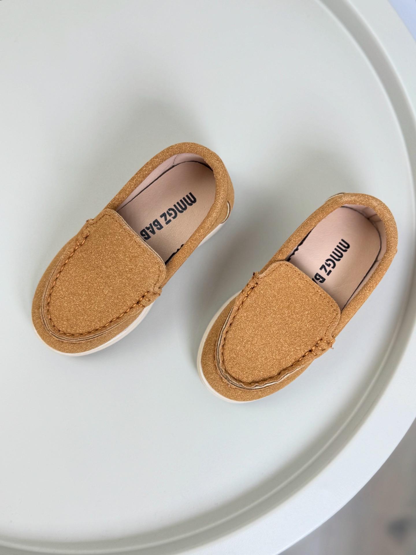 Туфлі-лофери дитячі 1581 унісекс р. 26 Бежевий (28783665) - фото 2