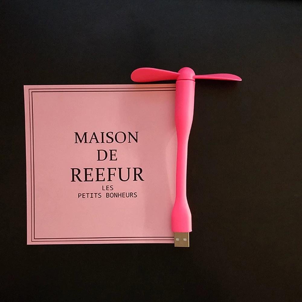 Вентилятор для повербанков и ноутбуков Розовый - фото 5