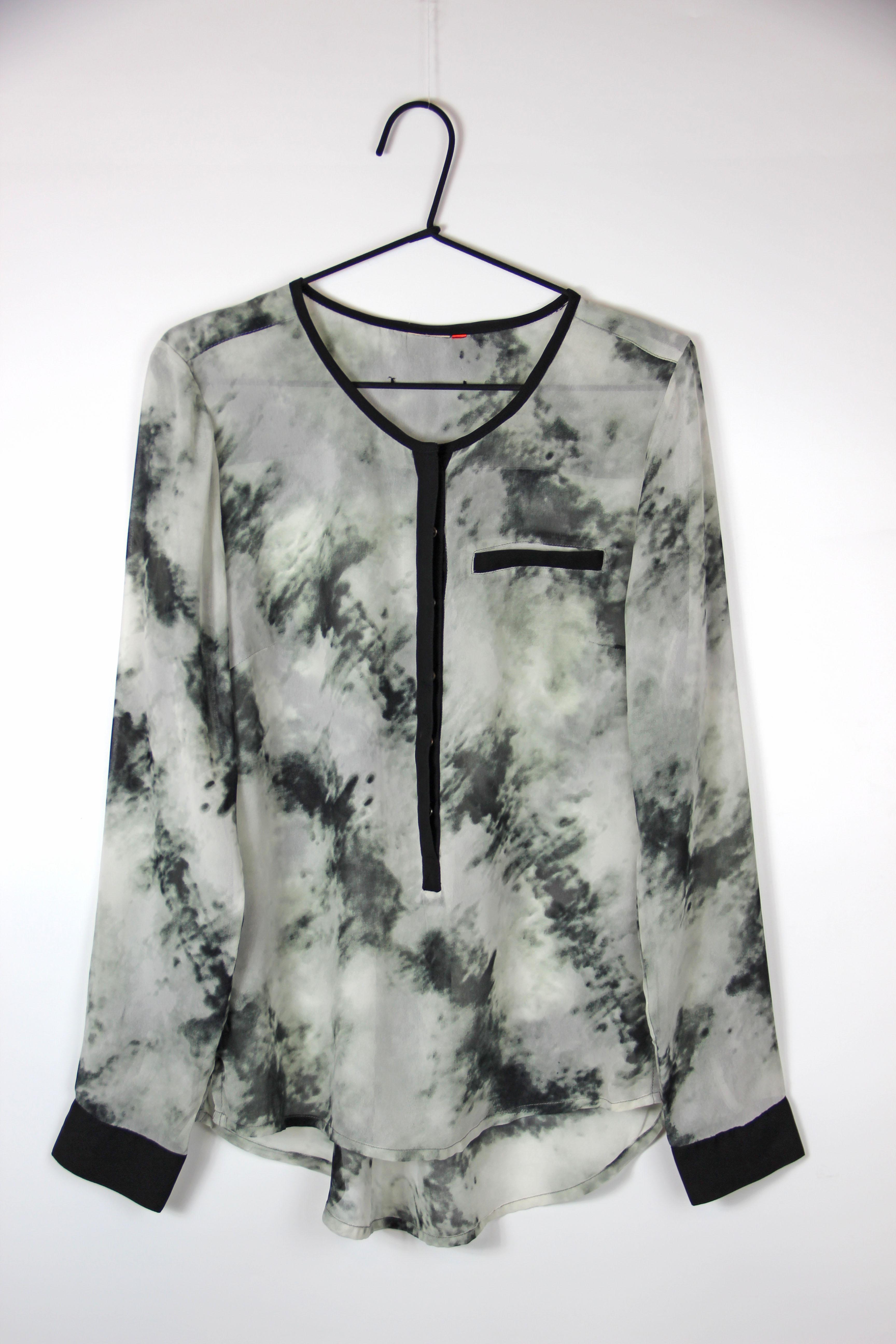 Рубашка Asos M Серый (112873445)