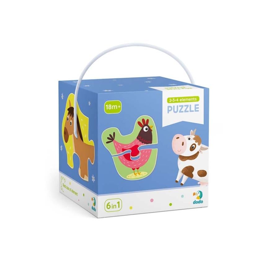 Пазл картонний дитячий Dodo Домашні Тварини 9 деталей (300152)