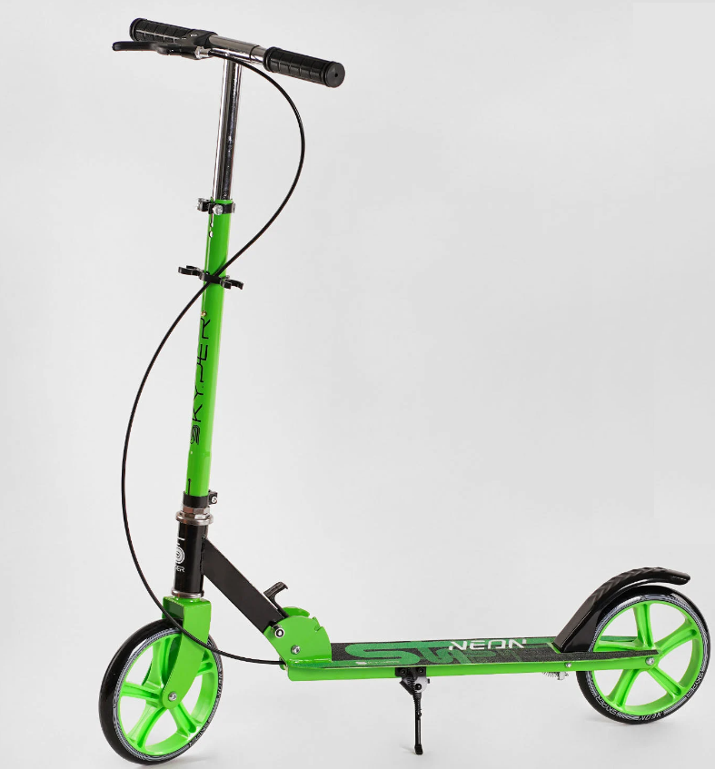 Самокат двухколесный Skyper Neon Зеленый (08185)