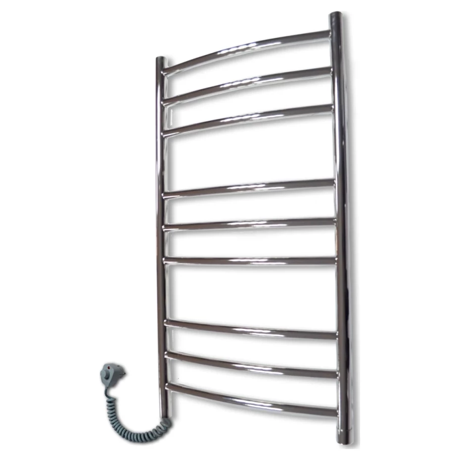 Полотенцесушитель электрический АКВА-ЛЮКС Лестница-9 с терморегулятором 870х480х100 мм (AKD13524)