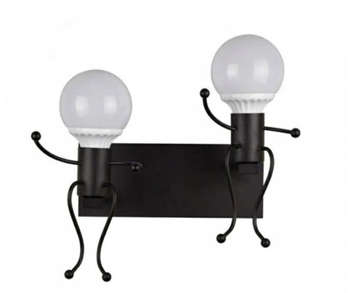 Настенный светильник Hedli 2 Black (WL-0003932 M/BLACK)