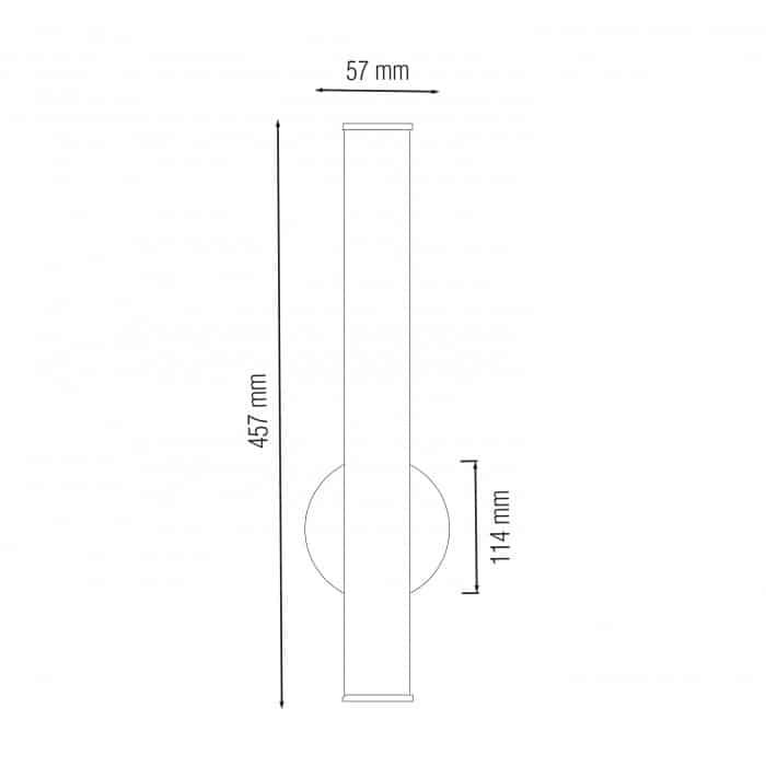 Подсветка картин Horoz LED 10W 4200K 800Lm 100-250V 457 мм Хром (32151-1) - фото 2