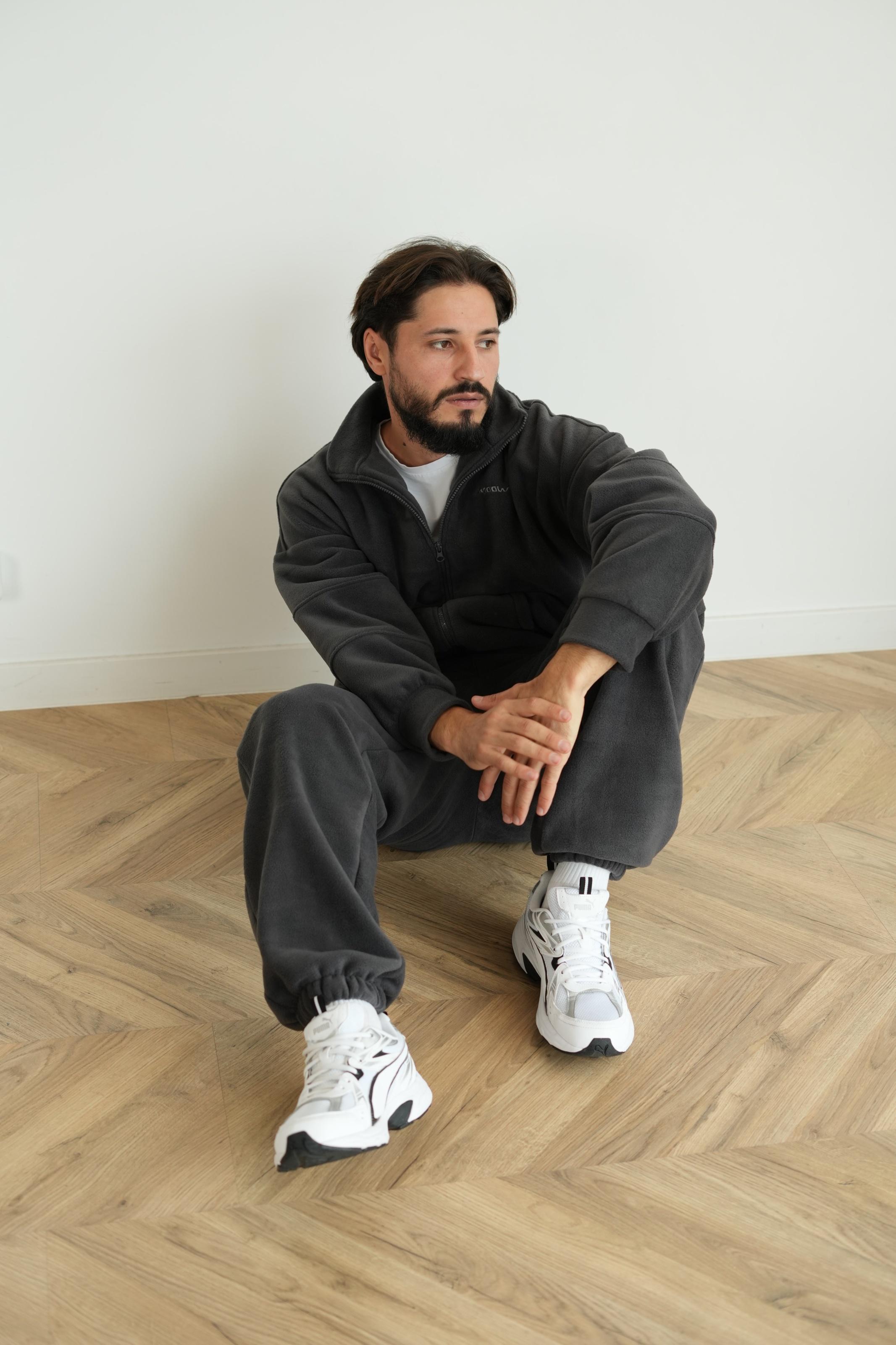 Костюм мужской флисовый CASUAL L/XL Графит (10305LXLm) - фото 9