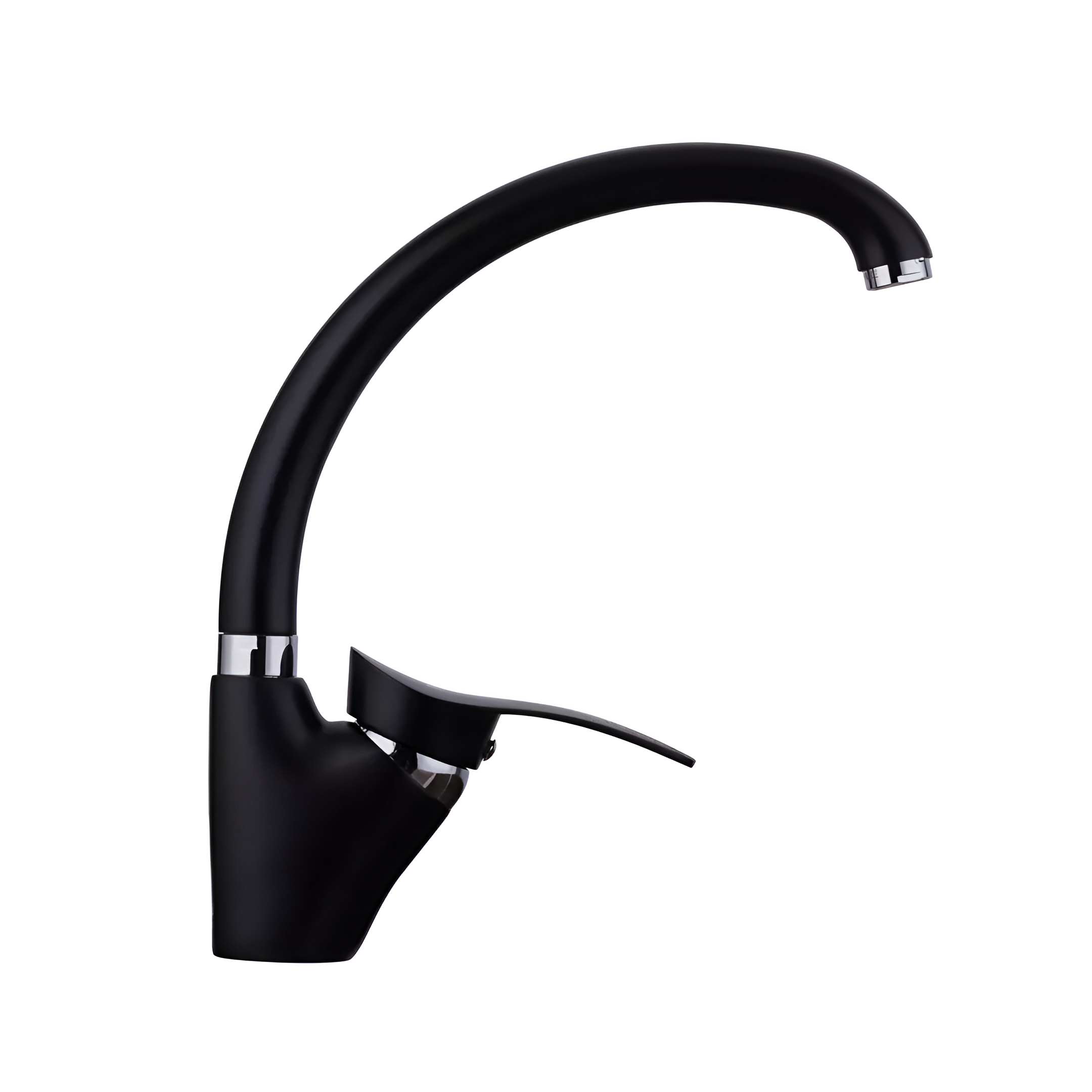 Змішувач кухонний Frap F4101-11 одноважільний алюміній 20 см Чорний (24582920) Змішувач кухонний Frap F4101-11 одноважільний алюміній 20 см Чорний (24582920)