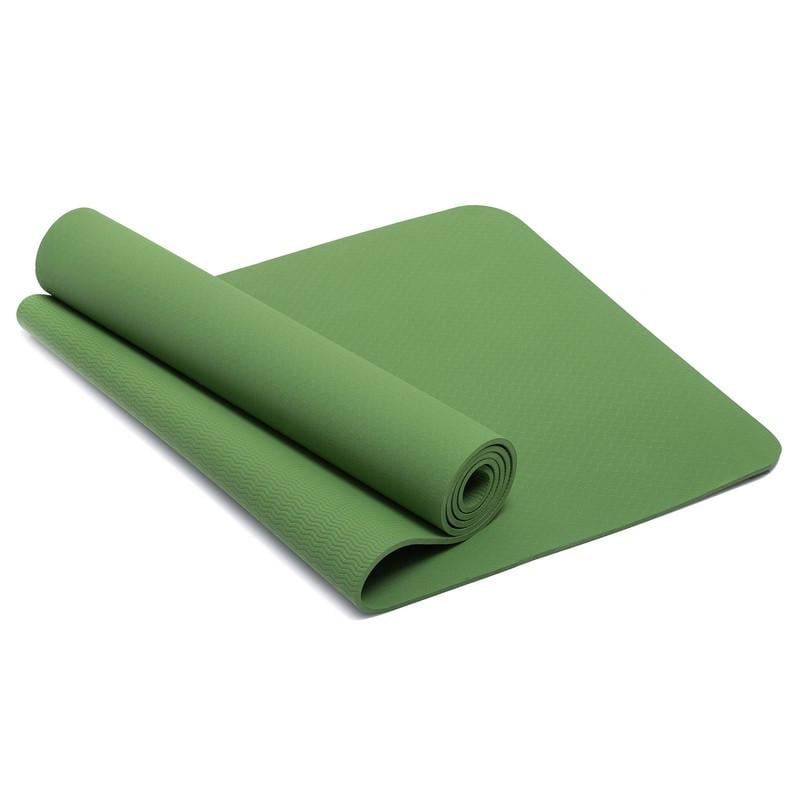Гімнастичний мат для йоги Jaguar Зелений (23715513)