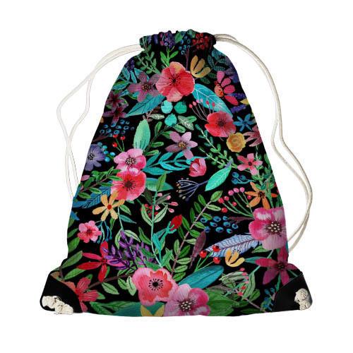 Рюкзак-мешок Presentville MINI Тропические цветы (DRM 17M002 BL) Рюкзак-мешок Presentville MINI Тропические цветы (DRM 17M002 BL)