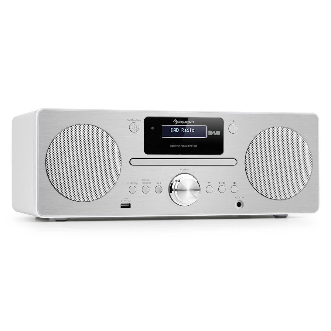 Радиоприемник Auna Harvard Micro Stereo Micro DAB/DAB+ и FM Белый (10031950)