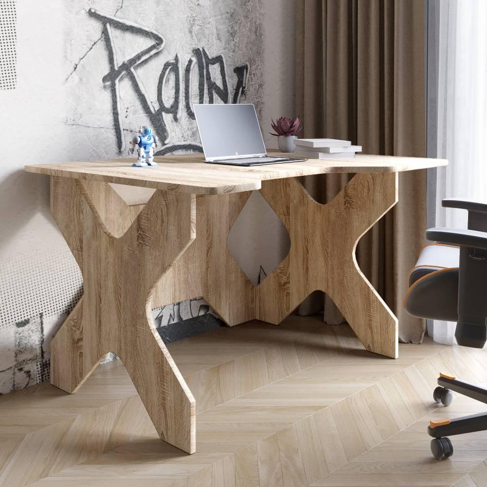 Компьютерный стол Lion Донат 120х90х74,5 см Дуб сонома (Lion-041714)