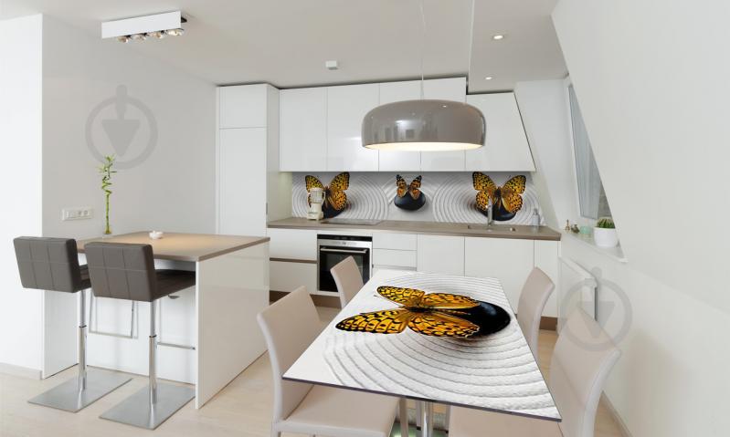 Наклейка виниловая на стол Zatarga «Тигровые Бабочки» 600х1200 мм Z180675st