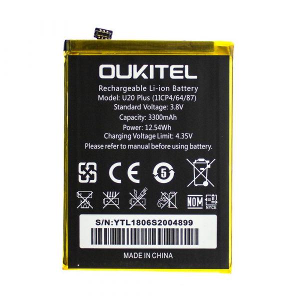 Аккумулятор Oukitel U20 Plus PRC