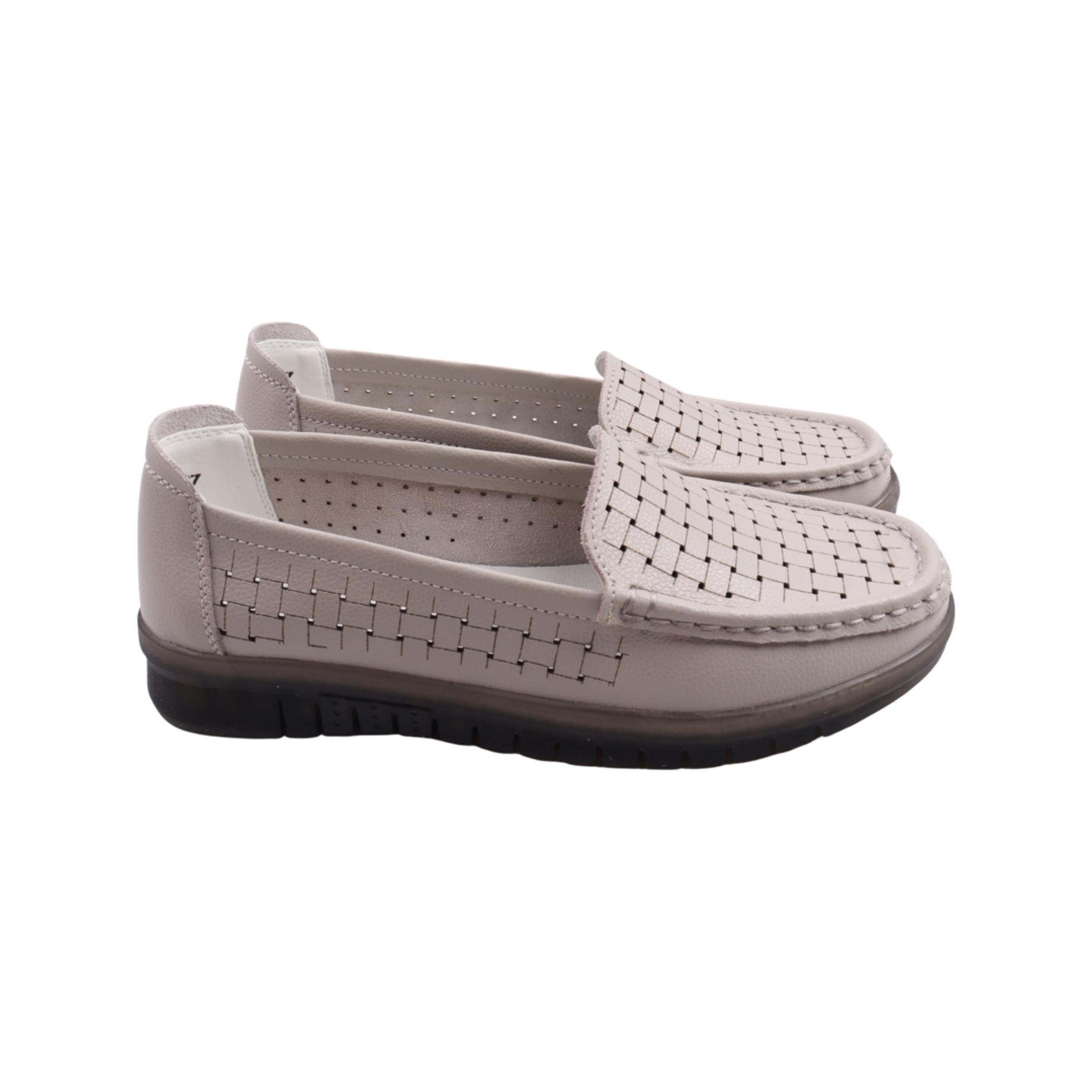 Туфли женские Li Fexpert из кожи р. 38 Бежевый (1142-23LTCP)