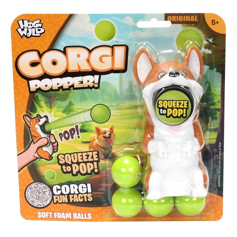 Игровой набор Hog Wild Стреляющее животное Корги Зеленый (IG-173-N-722)