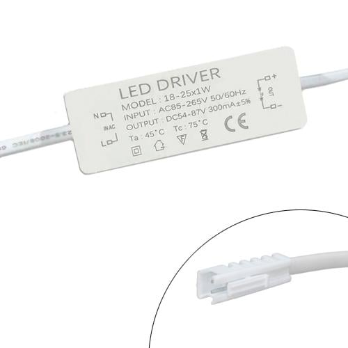 Блок живлення LED драйвер постійного струму AC220 В DC54-87В 18-25x1 Вт 0,3А White (799129) - фото 2 Блок живлення LED драйвер постійного струму AC220 В DC54-87В 18-25x1 Вт 0,3А White (799129) - фото 2