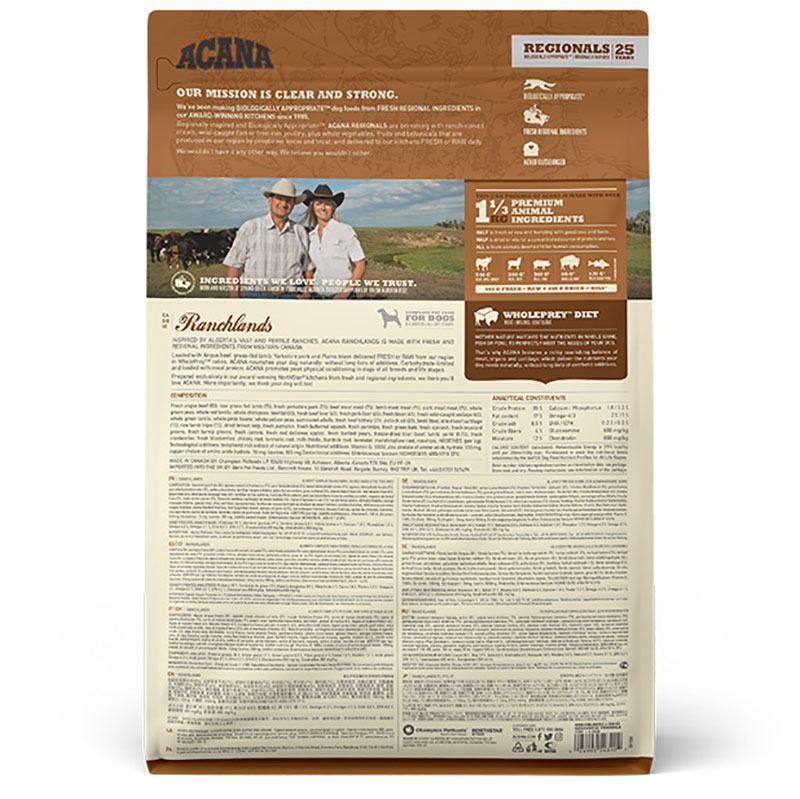 Корм сухий для собак різних порід ACANA RANCHLANDS DOG з червоним м'ясом і рибою 6 кг (a54360) - фото 10