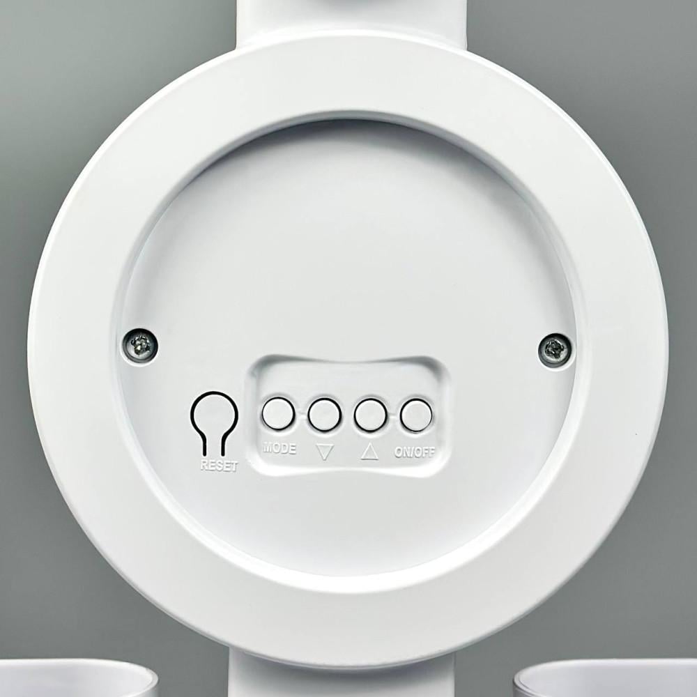 Настольная лампа с вентилятором и дисплеем AT-1701 18650 4 режима RGB Белый (AT-1701) - фото 7