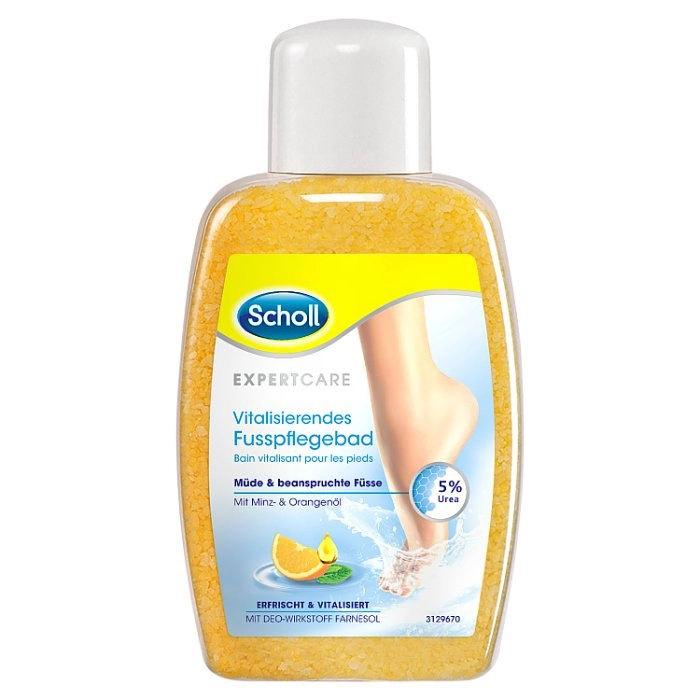 Соль для ванночки для ног Scholl ExpertCare Revitalising Foot Bath 5% мочевины 275 мл (33972667)