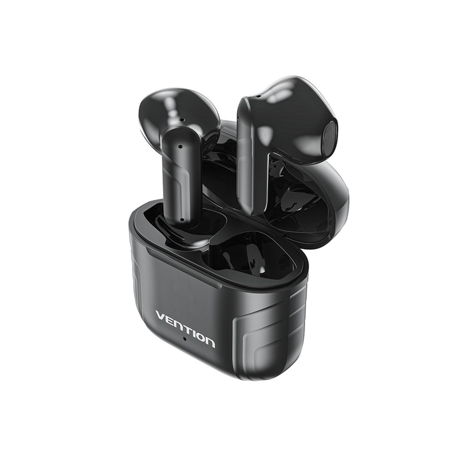 Навушники бездротові Vention Elf E05 Bluetooth 5.3 TWS шумозаглушення 22 год відтверення 13 мм AAC/SBC Hi-Fi Низька затримка Чорний (NBOB0) Навушники бездротові Vention Elf E05 Bluetooth 5.3 TWS шумозаглушення 22 год відтверення 13 мм AAC/SBC Hi-Fi Низька затримка Чорний (NBOB0)
