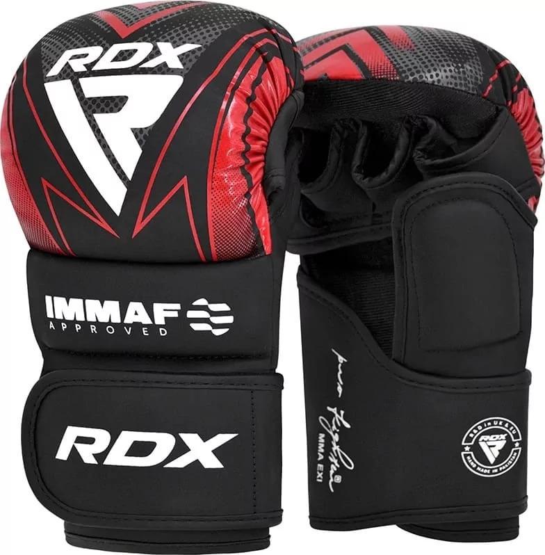 Рукавиці для ММА RDX GRAPPLING GLOVES SHOOTER IMMAF-1 XL Чорний/Червоний (GSR-IMF-1R XL)
