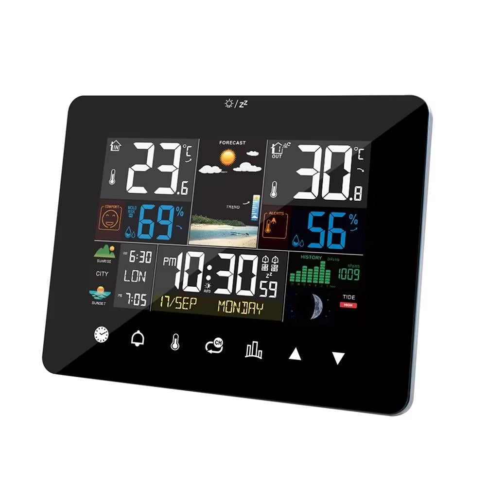 Метеостанція домашня з прогнозом погоди та виносним датчиком термометр/гігрометр/барометр (FJ3362G) - фото 4 Метеостанція домашня з прогнозом погоди та виносним датчиком термометр/гігрометр/барометр (FJ3362G) - фото 4