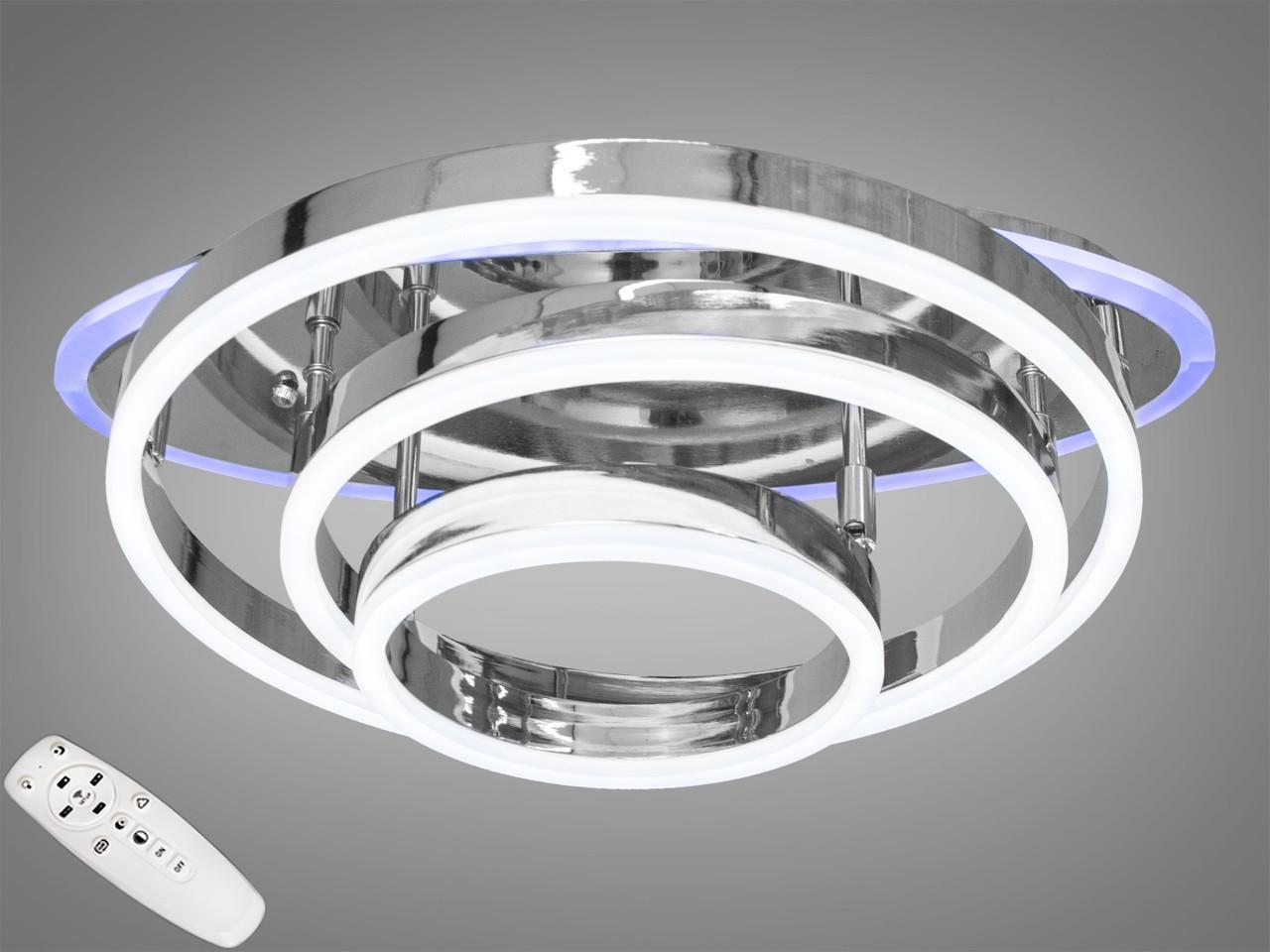 Люстра стельова з димером LED 7004/3HR 3col dim (2437589150)