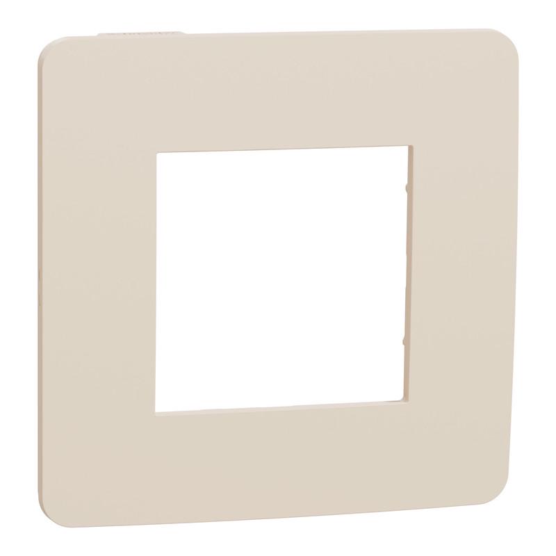 Рамка Schneider Electric 1-постовая ABS-UV Unica Бежевый (NU280244)