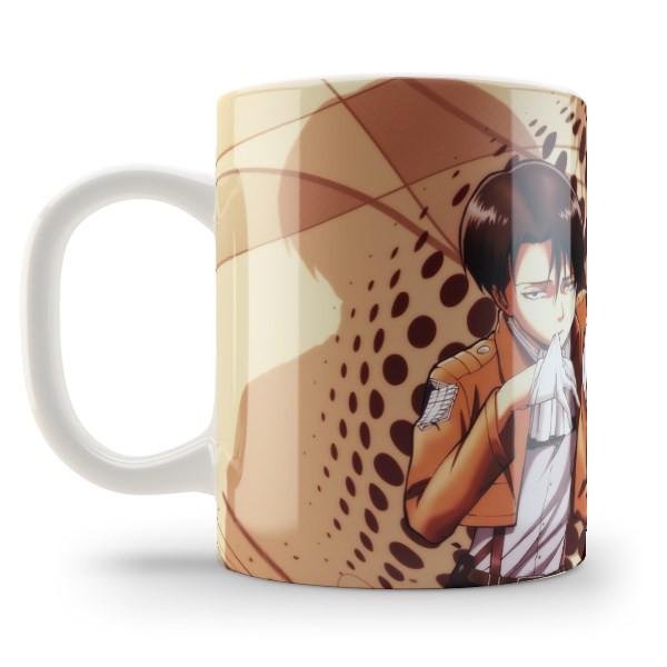 Чашка Geek Land Attack on Titan Эрен и Микаса Белый (AT.02.024)