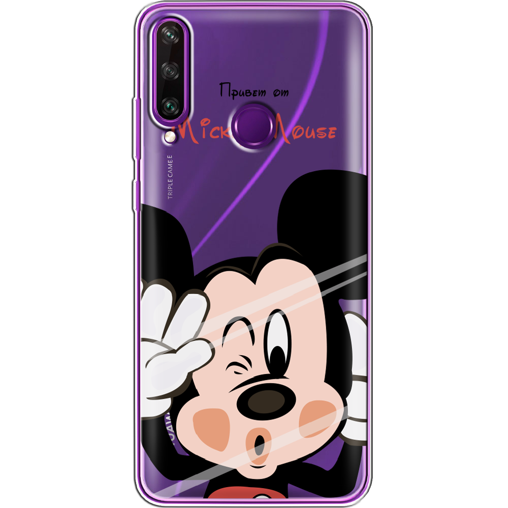 Чохол BoxFace Huawei Y6p Mister M Прозорий силікон (40017-cc58-40017)