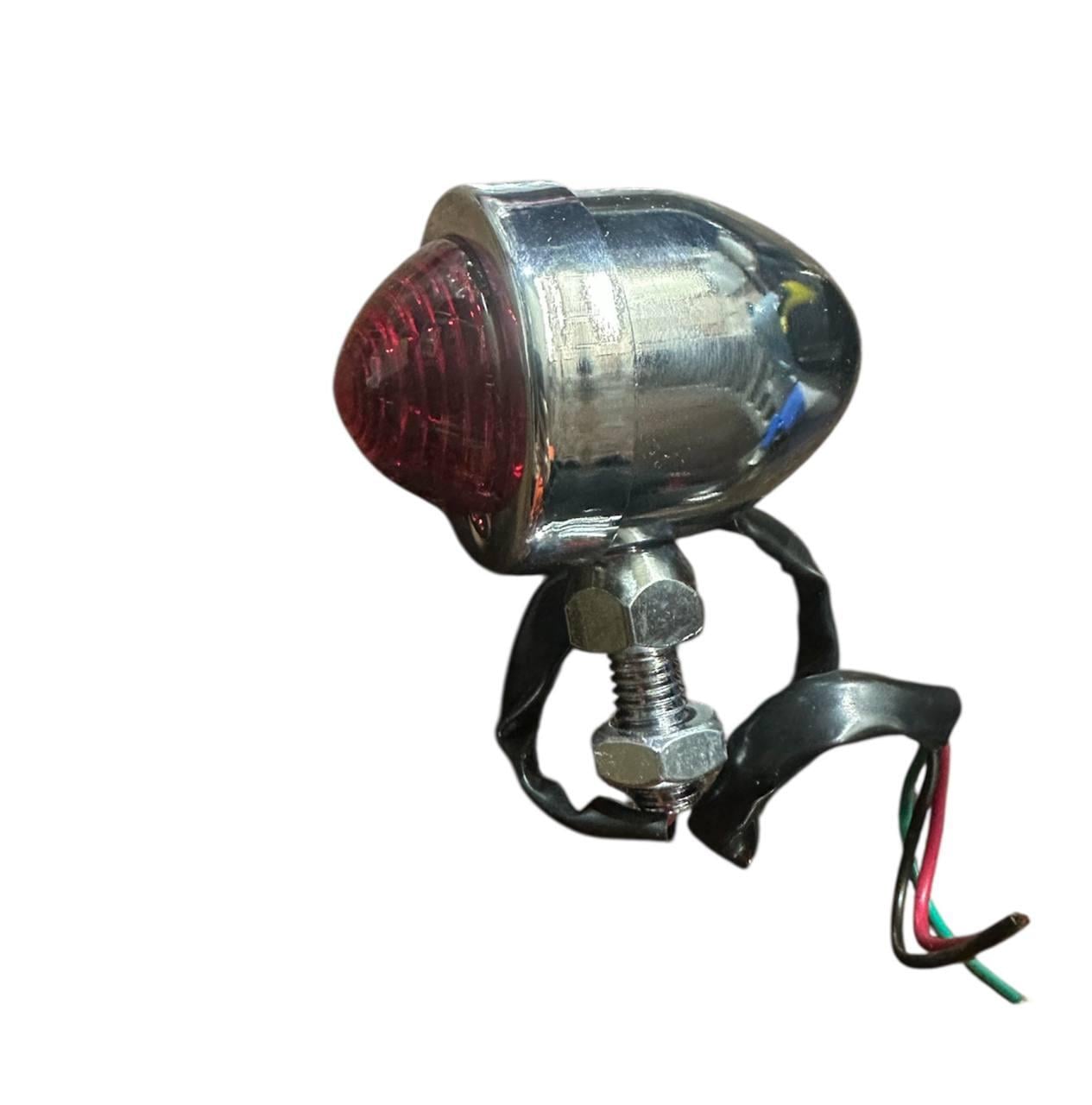 Стоп-сигнал универсальный хромированный металлический