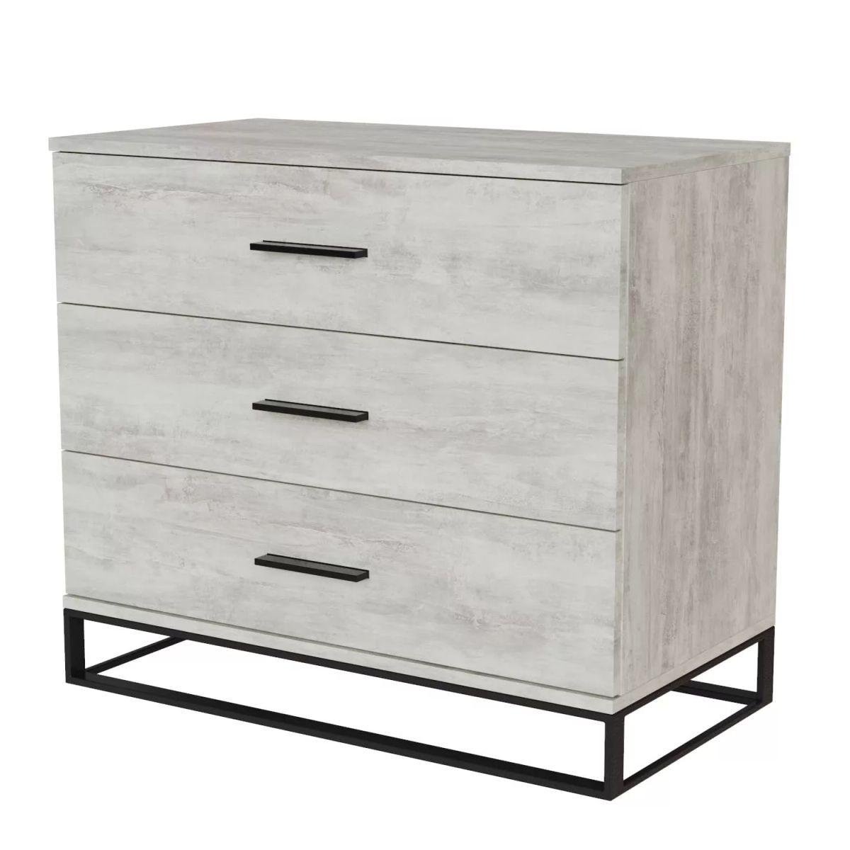 Комод Art in Head Ascet 80x42,5х70 см Ателье светлый (AS06040000030)