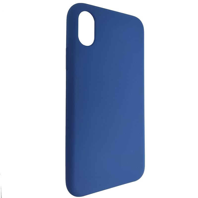 Чехол Konfulon Silicon Soft Case iPhone X/XS Blue (29caa1-2731)