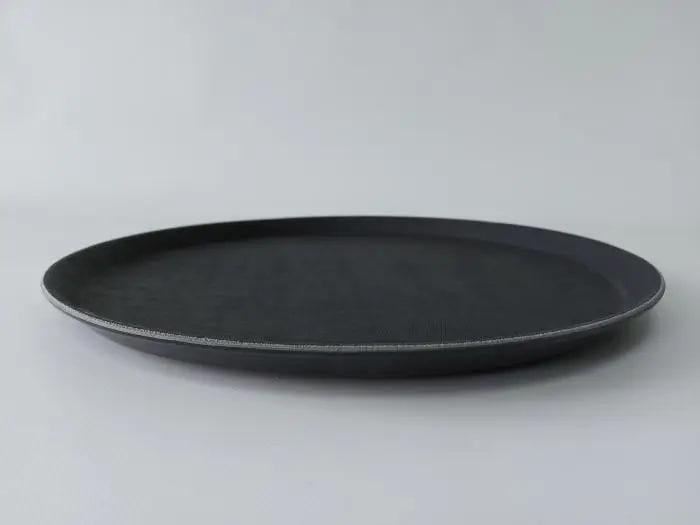 Поднос антислип прорезиненный круглый для бара пластиковый D 40,5/37 см Поднос антислип прорезиненный круглый для бара пластиковый D 40,5/37 см