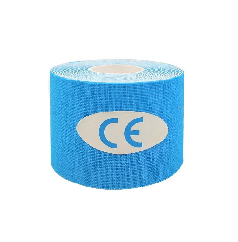 Тейп кинезио Kinesiology Tape 5 см х 5 м Синий (К000031)