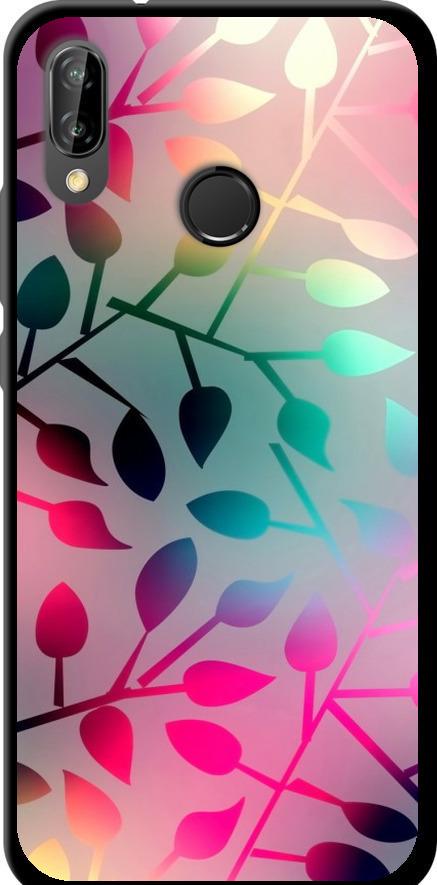 Чехол на Huawei P20 Lite Листья (2235b-1410-42517)