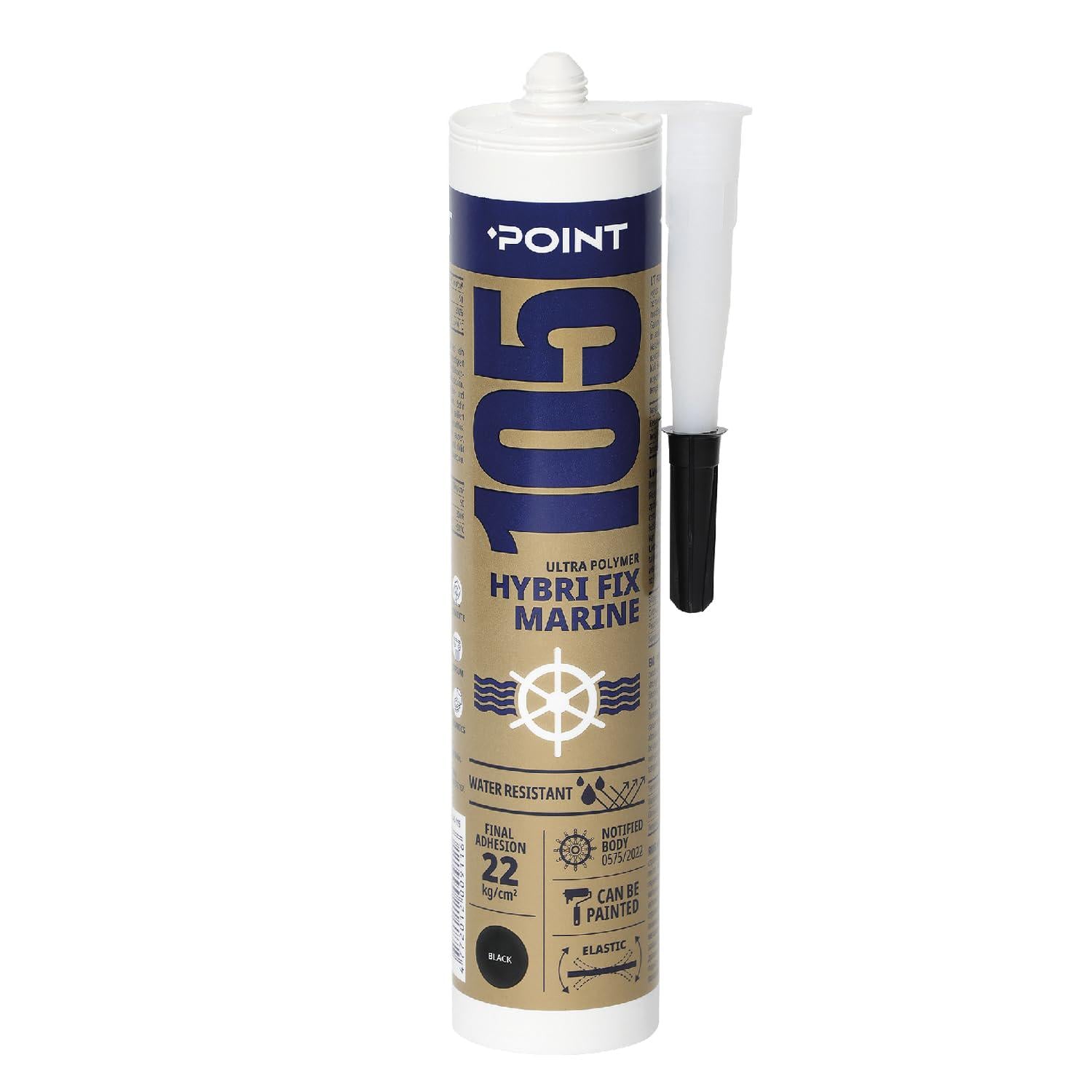 Клей-герметик Point 105 Hybri Fix Marine 290 мл Черный (03-4-0-115)